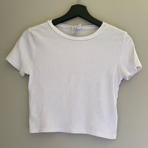 H&M Ribbed Crop Top